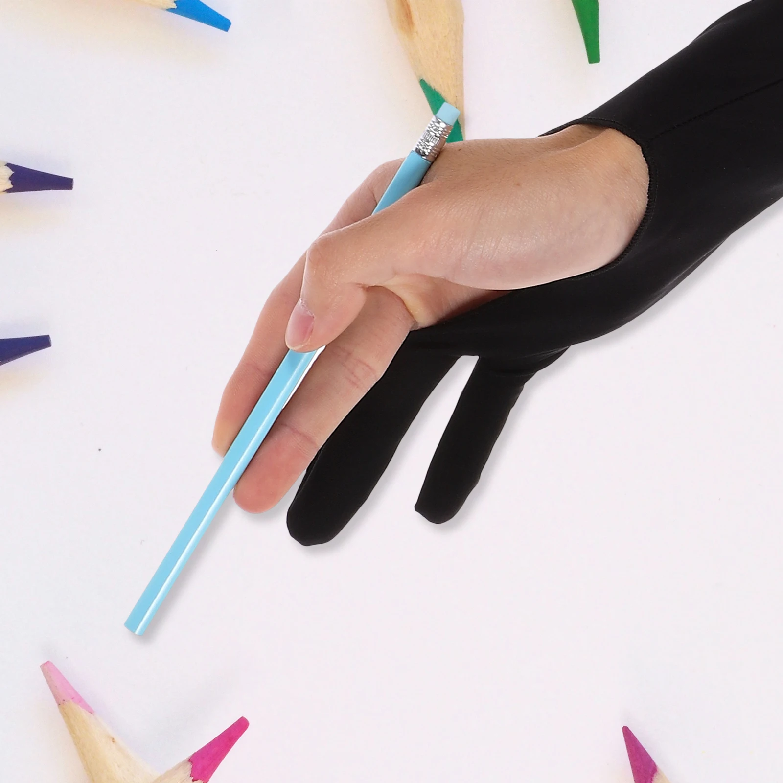 

Painting Gloves Digital Art Artist Breathable Drawing Tablet Right Hand Polyester for