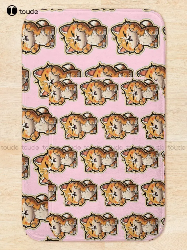 Baby Fighting Cat Bath Mat Bathroom Carpet For Bathroom