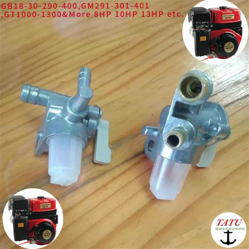 GT1000 FUEL VALVE FOR MITSUBISHI GB18 GB30 GB290 GM291 301 GM391 GB400 GM401 GT1300 MGE2900 MGE6800 GENERATOR COCK PETCOCK TAP