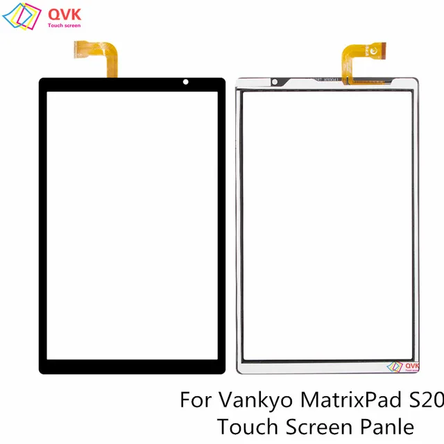 10,1-calowe czarne szkło 2,5D dla tabletu Vankyo MatrixPad S20 S20L Pojemnościowy ekran dotykowy Digitizer Czujniki HZYCTP- 102287