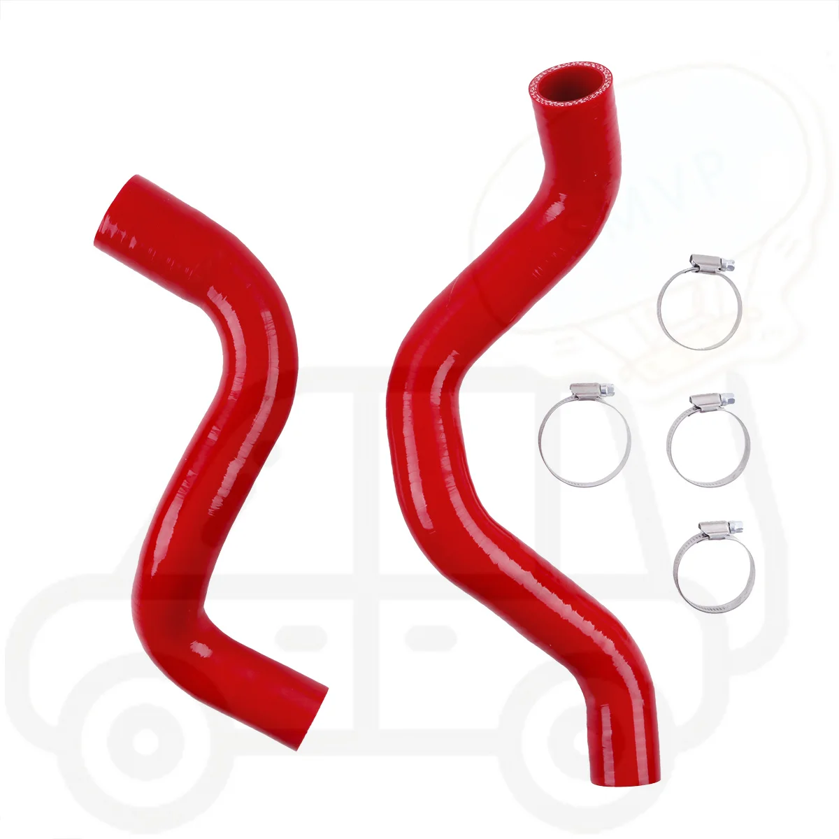 For GM 3800 Pontiac Grand Prix / Chevy Impala Monte Carlo 3.8L ilicone Radiator Upper & Lower Coolant Hose Kit