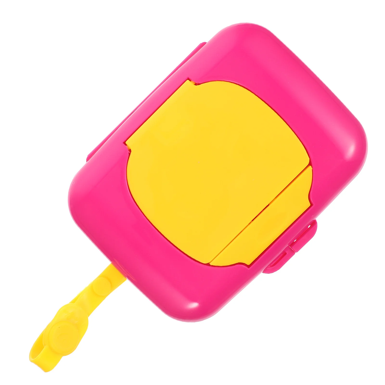 Contenedor de pañuelos húmedos portátil compacto, caja de toallitas duradera para bebé, dispensador de toallitas de viaje para padres e hijos, caja de toallitas de mano para exteriores