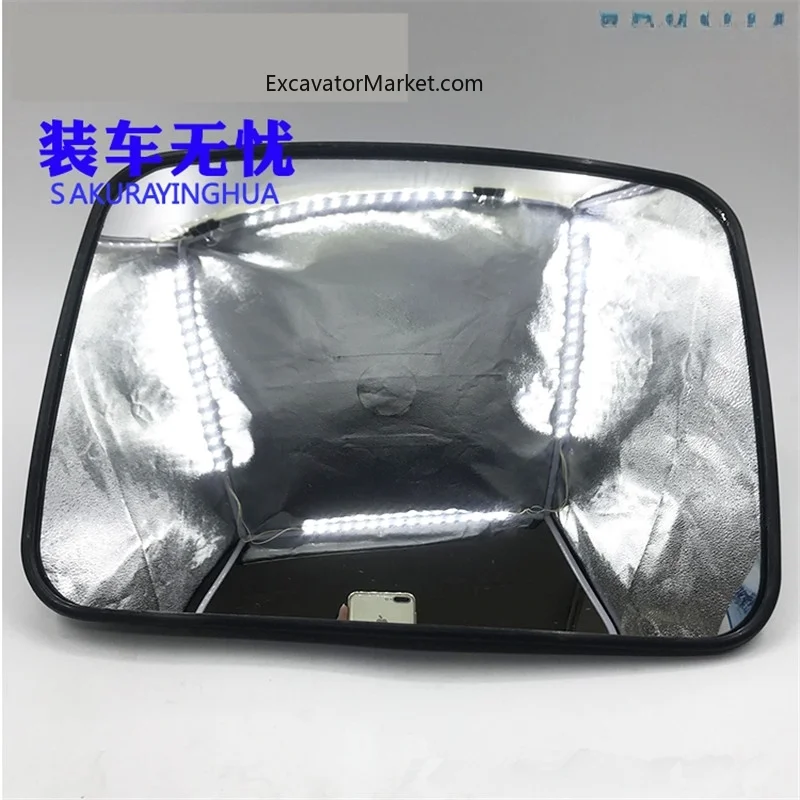 For HITACHI ZX 240_5g excavator reflector mirror mirror auxiliary rearview mirror excavator accessories for excavator