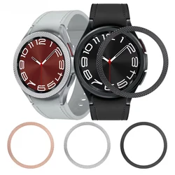 Metal Bezel for Samsung Galaxy Watch7 6 5 4 Classic 43mm 47mm 42mm 46mm 40mm 44mm Cover Ring Bumper Adhesive Case Watch3 41/45mm