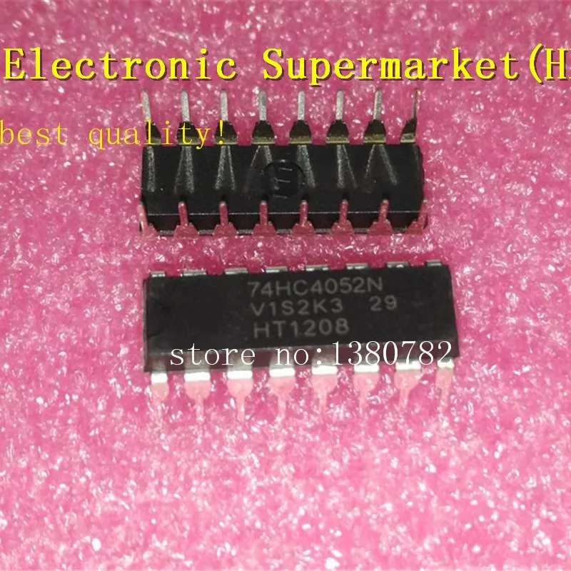 

Free Shipping 100pcs/lots 74HC4052N DIP-16 New IC In stock!
