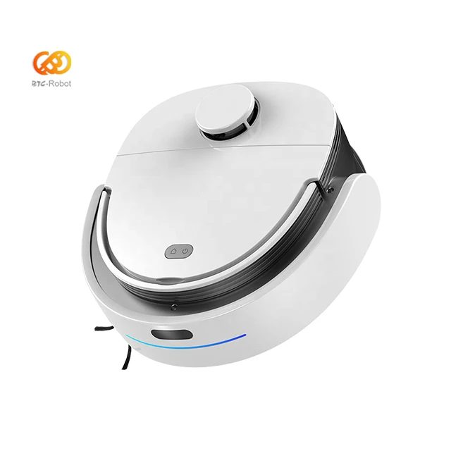 BTCBOT Lidar Edge Sweeping Made Smart Sweeper Robot Cleaning Robot Vacuum Cleaner with self-clean