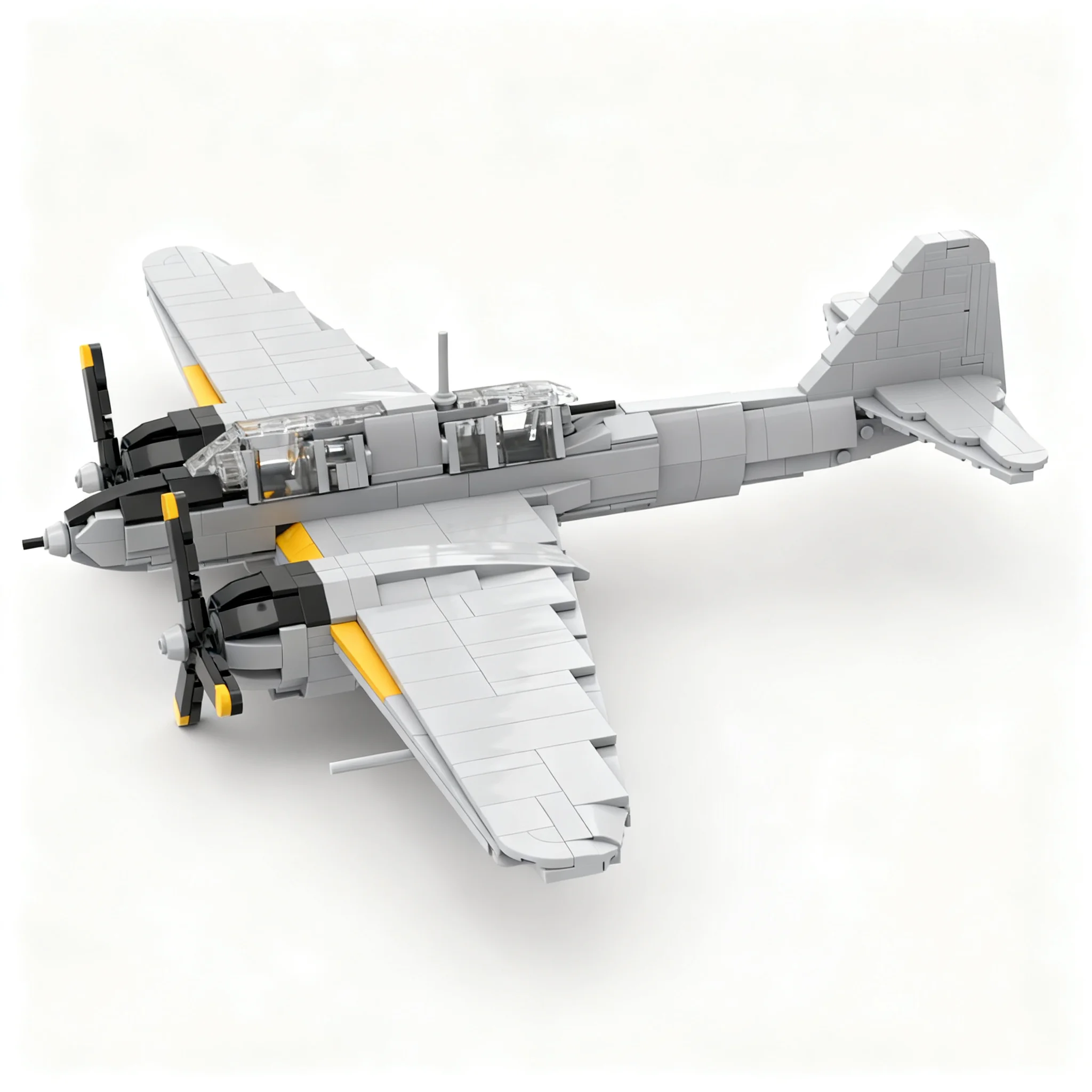 854pcs MOC Creator Expert Kawasaki Ki-102 1:35 scale Model Christmas Gift Creative Decorative Ornament For Bookshelf Display