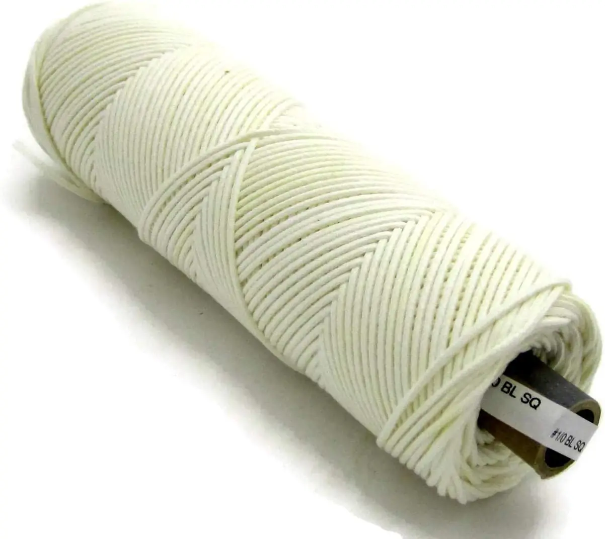

500ft Cotton Square Braid Candle Wick, Unprimed Lead-Free, Made in USA for DIY Candles