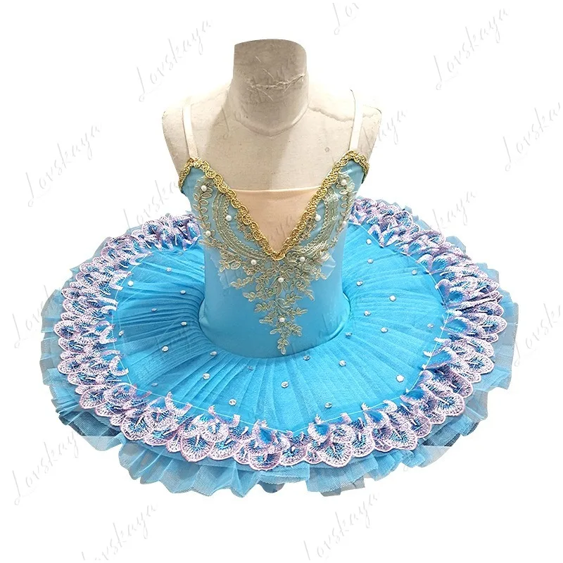 Neues süßes Ballett-Hosenträger-Tutu, neues Mädchen-Schwanensee-Ballett