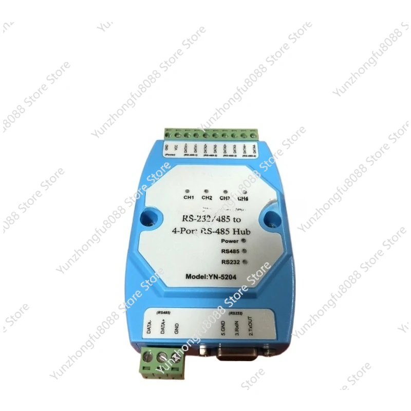 

4-Port Hub YN5204 Repeater RS485 Hub 485 Splitter 485HUB485
