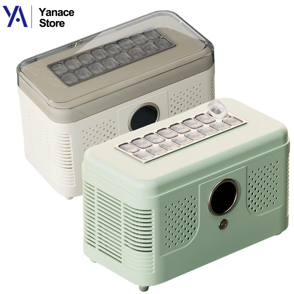

Portable Car Ice Maker Dual Use for Car & Home Perfect for Outdoor Camping Dormitory and Family Use Ice Ready in 15 Minutes ﻿