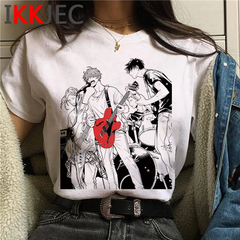Camiseta dada con Manga de Anime Yaoi Bl, camiseta de Anime given Yaoi given, camiseta de Manga musical Mafuyu para hombres, camisetas Harajuku para hombres