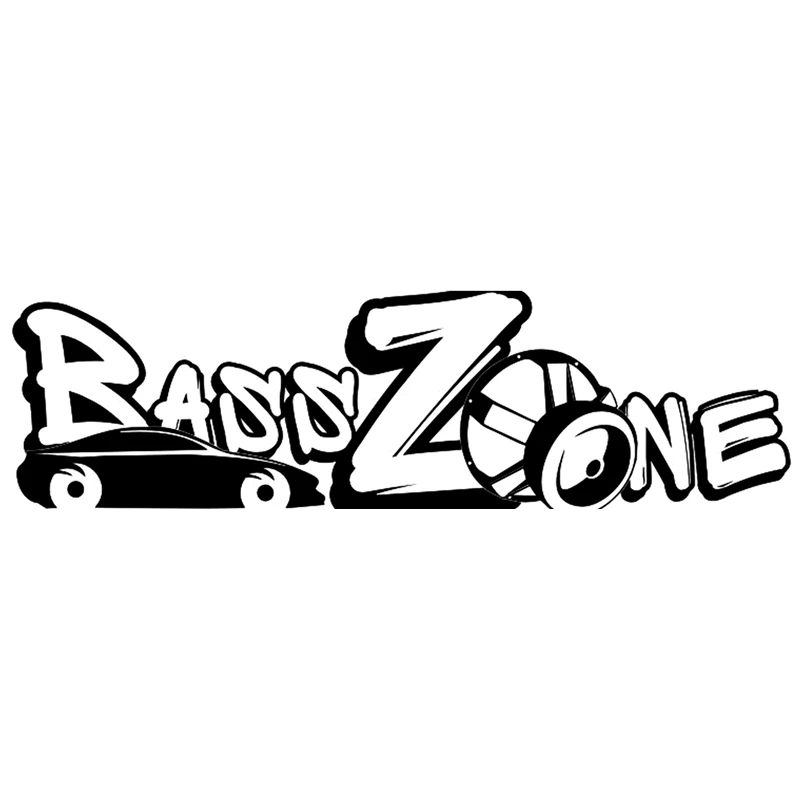 

Забавная Автомобильная наклейка для студии Autosound BASS Zone, 30*8,5 см, виниловая Автомобильная наклейка на бампер