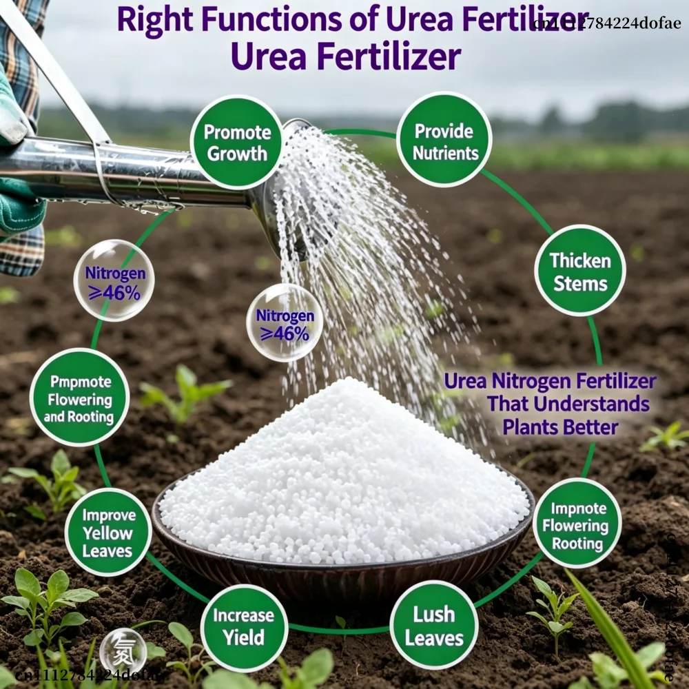 Top Quality Urea Nitrogen Fertilizer High Efficiency Fast Growth Plant Fertilizer for Garden Farm Crops