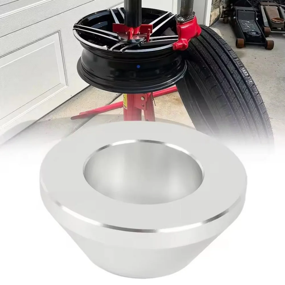 Aluminum Tire Changing Cone Tool for Trucks and Passenger Cars Center Post for Wheel Hub Opening Up to 29 Inches