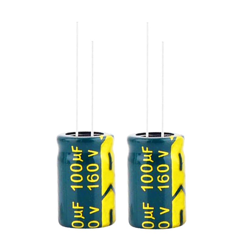 10PCS 160V 100UF 13x20mm 160V 22UF Electrolytic Capacitor 160V100UF 160V22UF 8x16mm Low ESR Aluminum Capacitors 22UF/100UF 160V