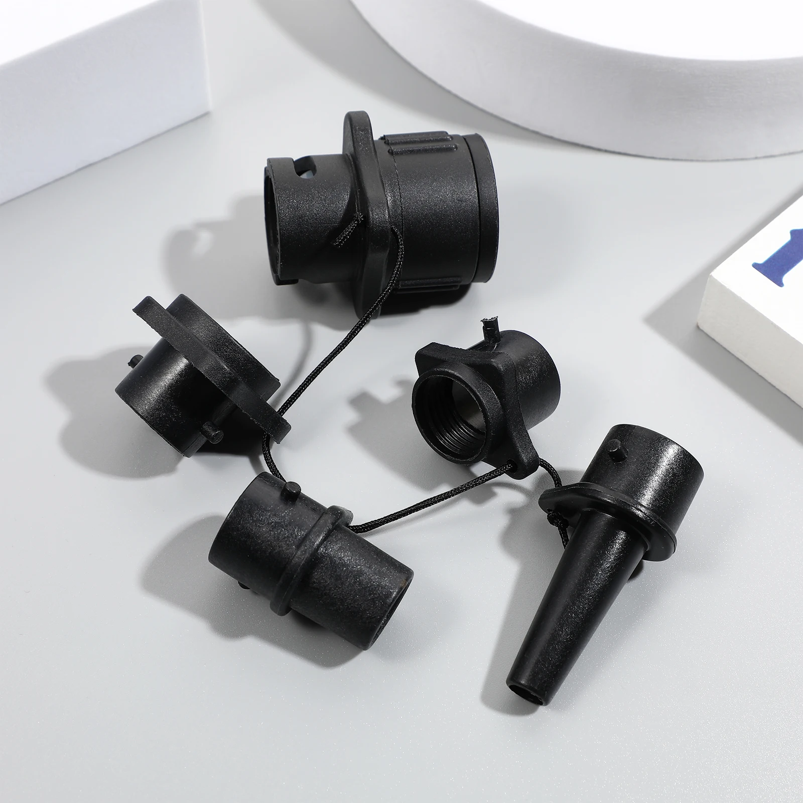 

1 Set Air Valve Adapter Connector For Kayak Dinghy Inflatable Surfboard Pump Adaptor Compact Portable Strong Seal Compatible