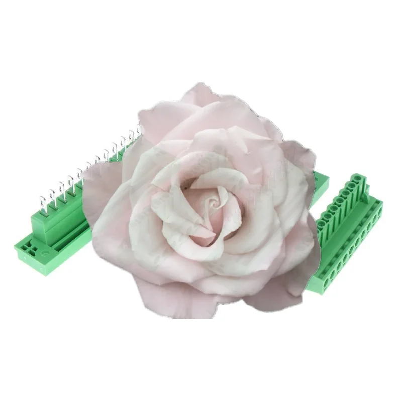 1Set 2EDGWB + 2EDGKM 5.08 Bulkhead Screw Terminal Block Wire Connectors 5.08mm Pitch Male/Female Pluggable Terminal Plug Jacks
