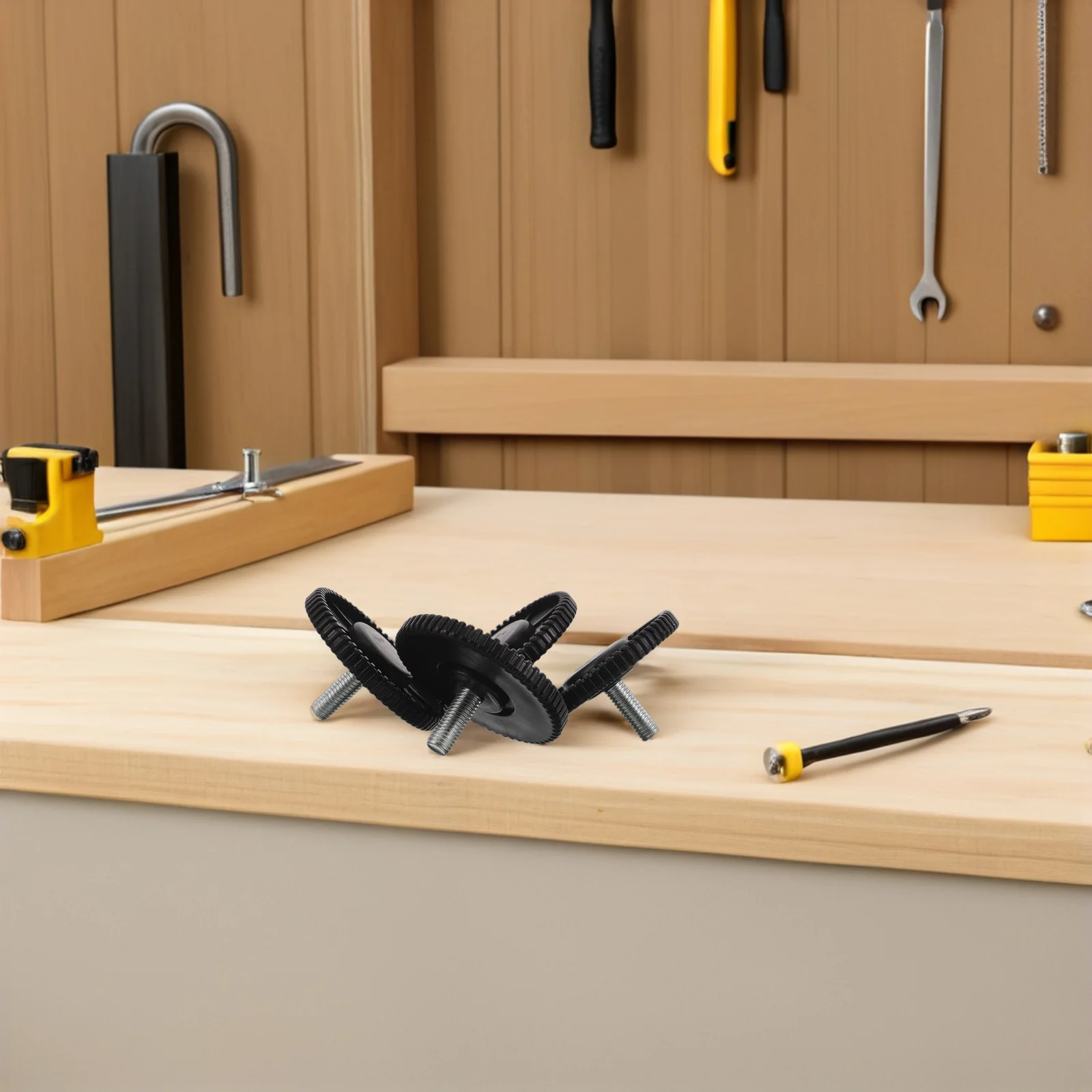 

4Pcs Furniture Leveling Feet M10 Screw Adjustable Black Plastic Pads for Treadmill Sofa Table Chair Cabinet Anti Vibration Floor