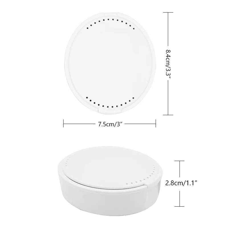 Boîte de rangement orthodontique pour prothèse dentaire, étui à bretelles de retenue 11% er, protège-bouche, boîte à prothèses dentaires, conteneur à fausses dents, étui de protection, 10 pièces