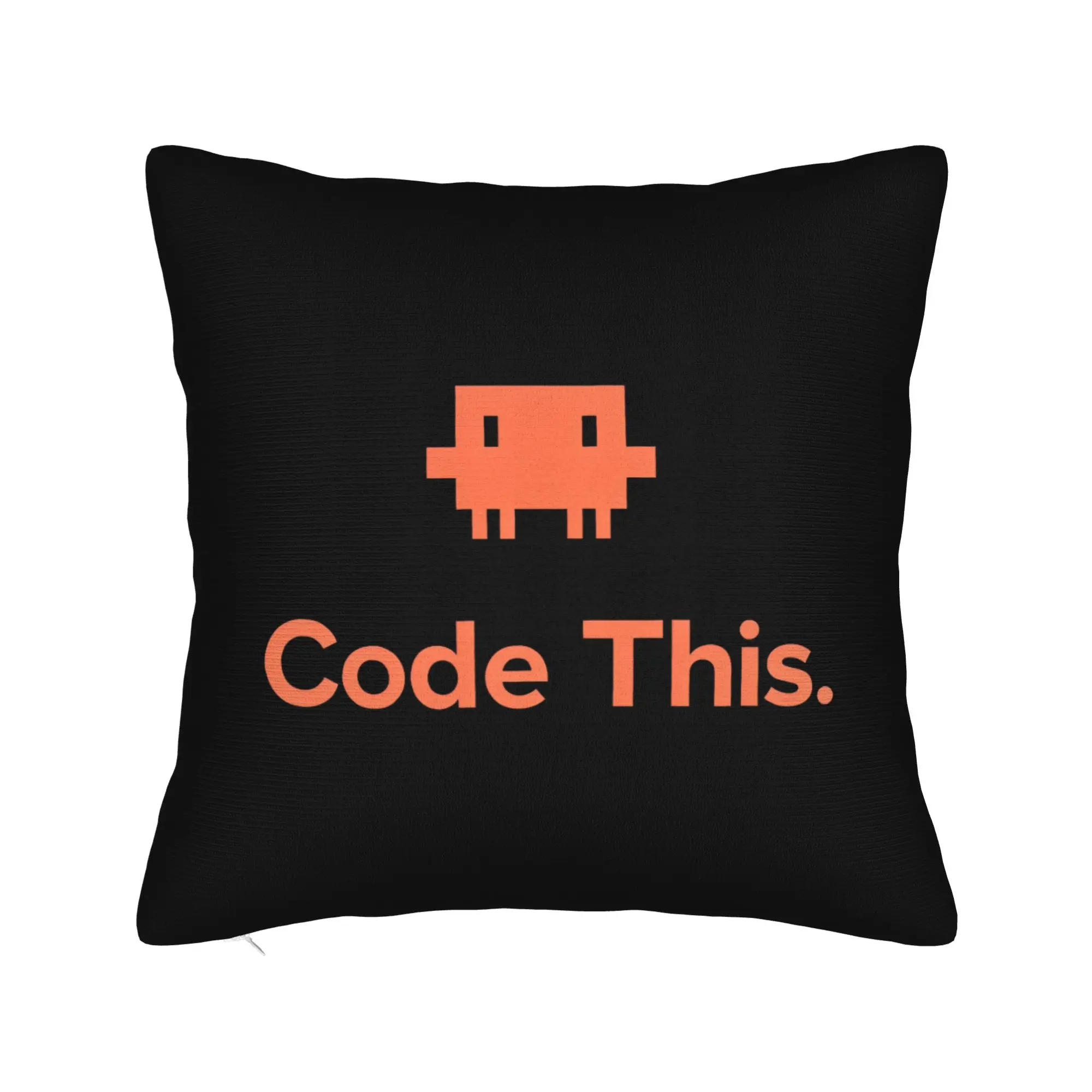 3d Orange Cube Ananx1 Ai Agent Character Claude Pillow Case  Design Pillow Cover For Office Car Home Decor Fashion Pillowcases