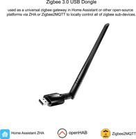 Zigbee 3.0 Usb Dongle Plus E Wireless Bridge Zigbee Gateway Hub Zigbee Dongle USB Interface Capture EFR32MG21 Alexa Google Home