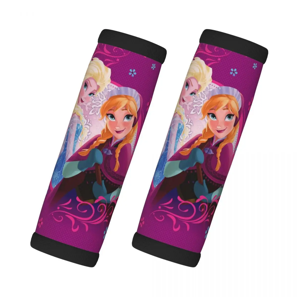 

Custom Frozen Cartoon 2 Pcs Luggage Handle Wrap For Door Handle Suitcases Travel Accessories