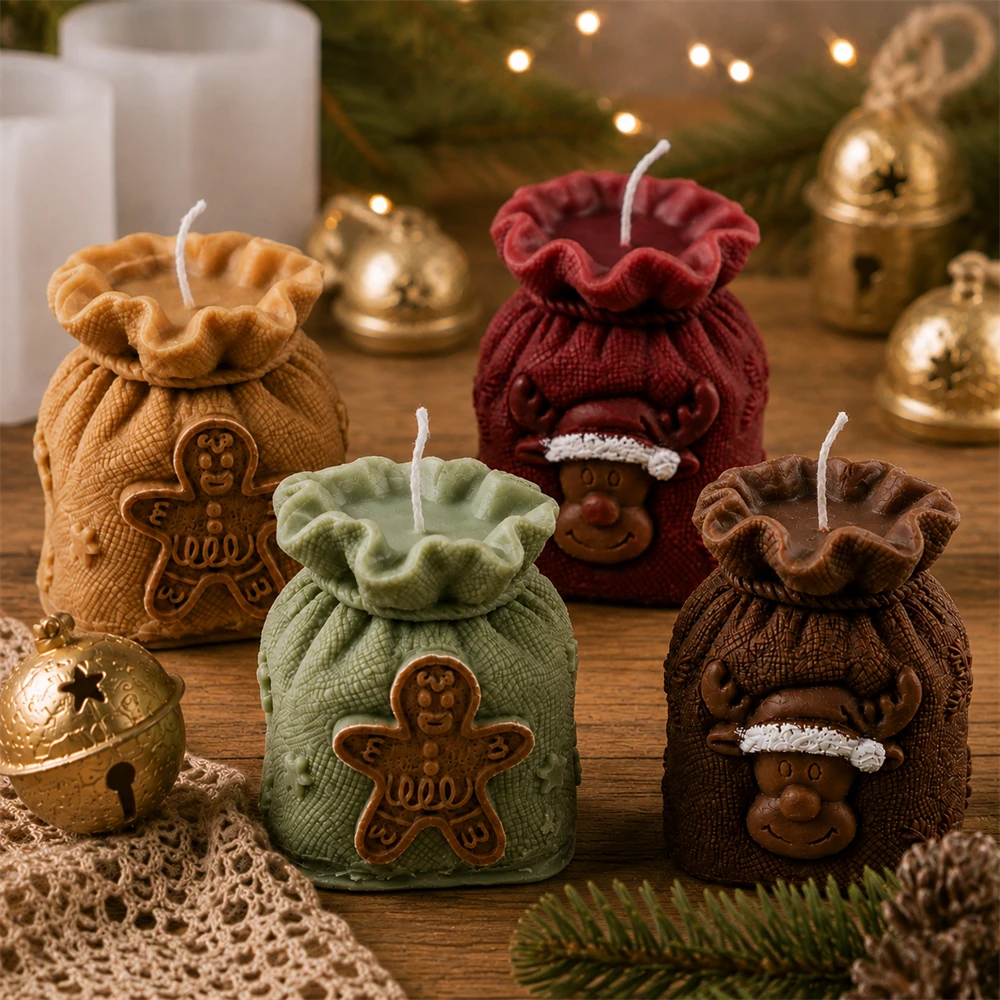 Xmas Candle Making - Moule à bougie en silicone en