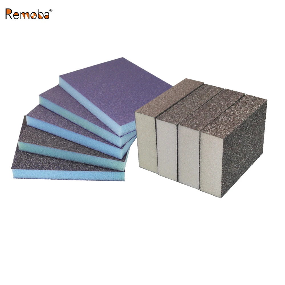 Feuilles d'éponge de ponçage, outils de nettoyage manuels pour métal, bois, Jade, ébavurage, polissage