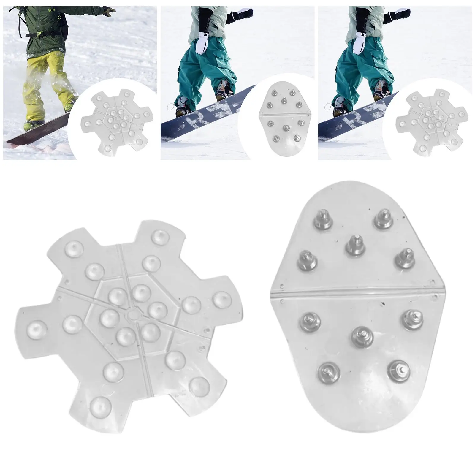

Snowboard Stomp Pad Portable Anti Skidding Snowboard Grip Sticker Snow Board Grip Pad for Single Double Board Outdoor Activities