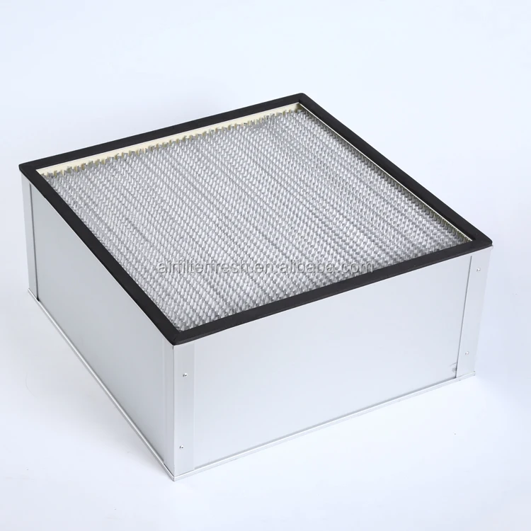 FRS-HD Fresh H13 High Dust Capture Capacity Deep Pleat Hepa Filter Box New Condition for Clean Rooms