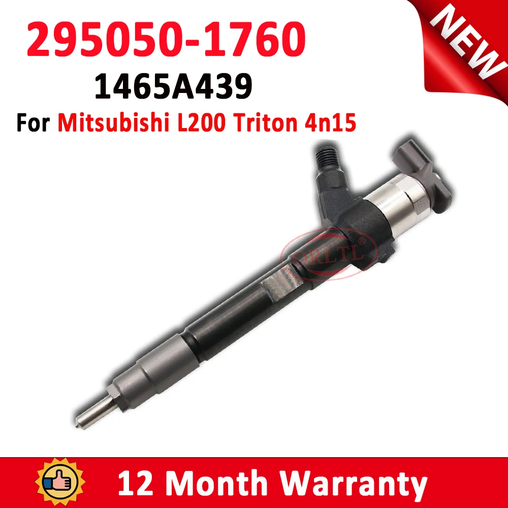 ORLTL 295050-1760 Fuel Injector Assy 1465A439 Diesel Injection Nozzle 295050-1761 for DENSO Mitsubishi L200 Triton 4N15 Engine