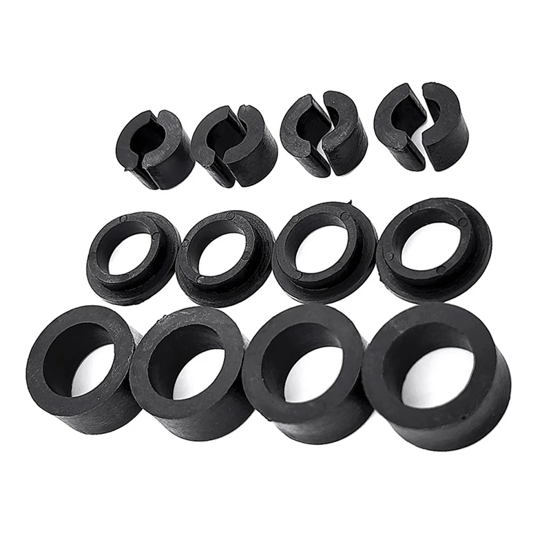 Jeep wrangler、Seat Bushings、直接交換、黒、tj、lj、1998-2006、2xのサポートブイ