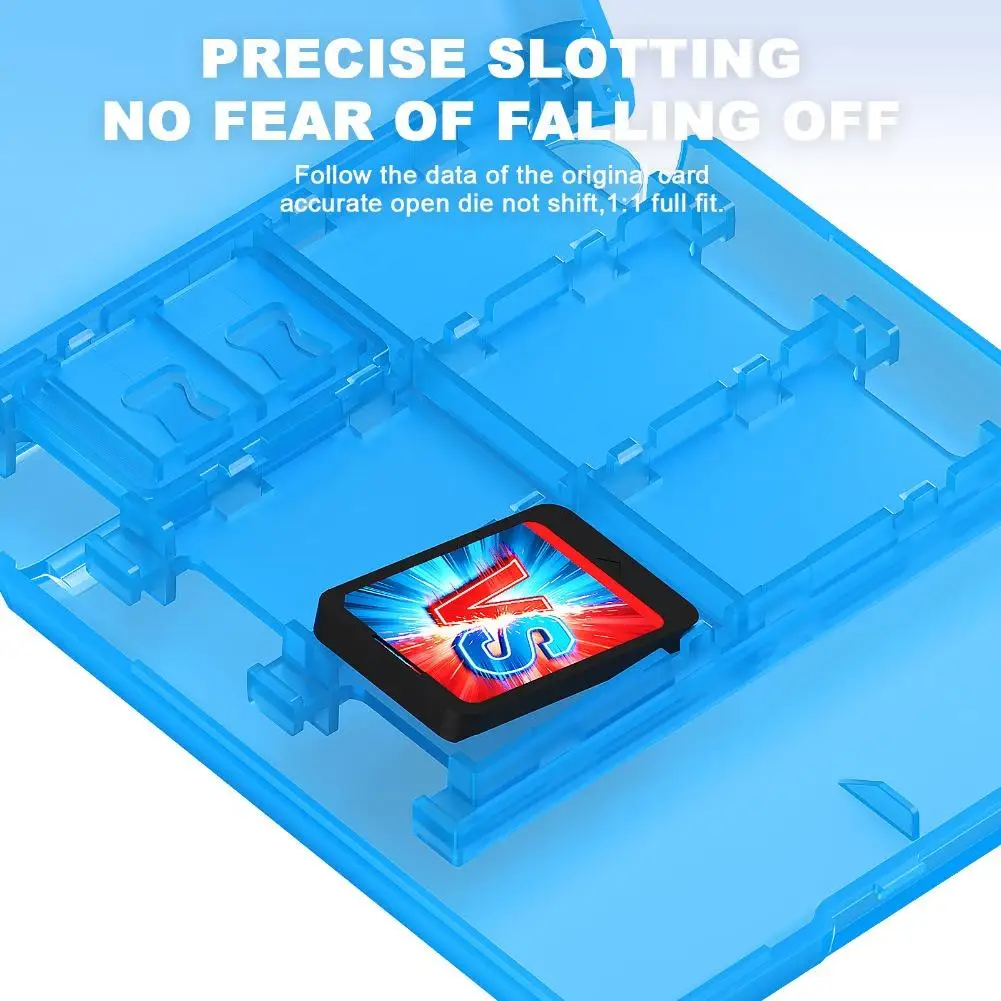 12-in-1 Game Card Case for Nintendo Switch Portable Micro SD Card Holder Hard Shell Protective Storage Box Accessories - view 3