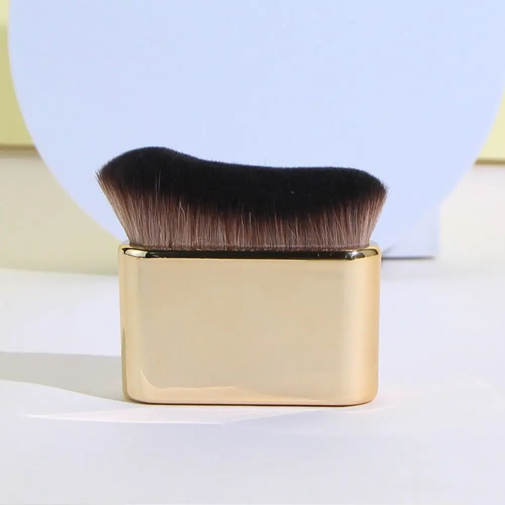 Pennello per trucco cosmetico portatile Pennello Kabuki grande professionale Pennello per silhouette per contorno in polvere morbida per fard da donna
