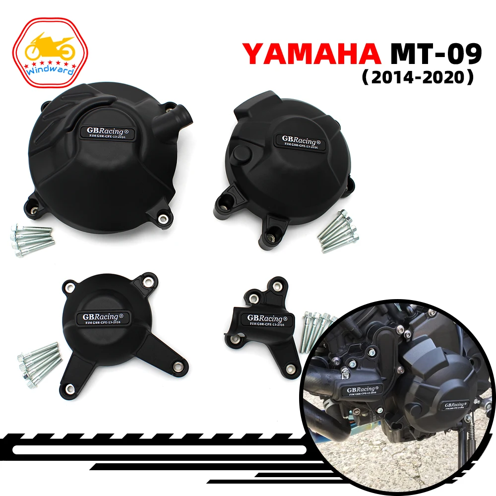

Motorcycles Engine cover Protection case for case GB Racing Protectors For YAMAHA MT09 FZ09 2014-2020 Tracer 900/900GT XSR900