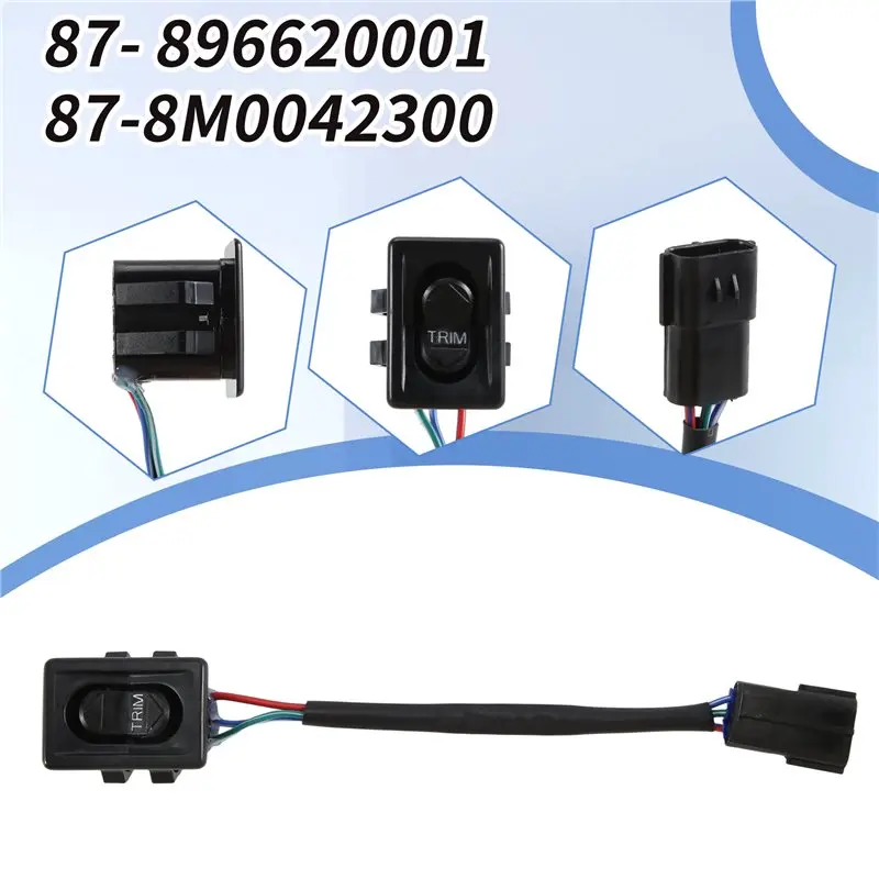 Trim Tilt Switch 87-896620001 87-8M0042300 87-8569901 For Mercury Outboard 25-400HP 1999-Up Replacement Parts-Boom