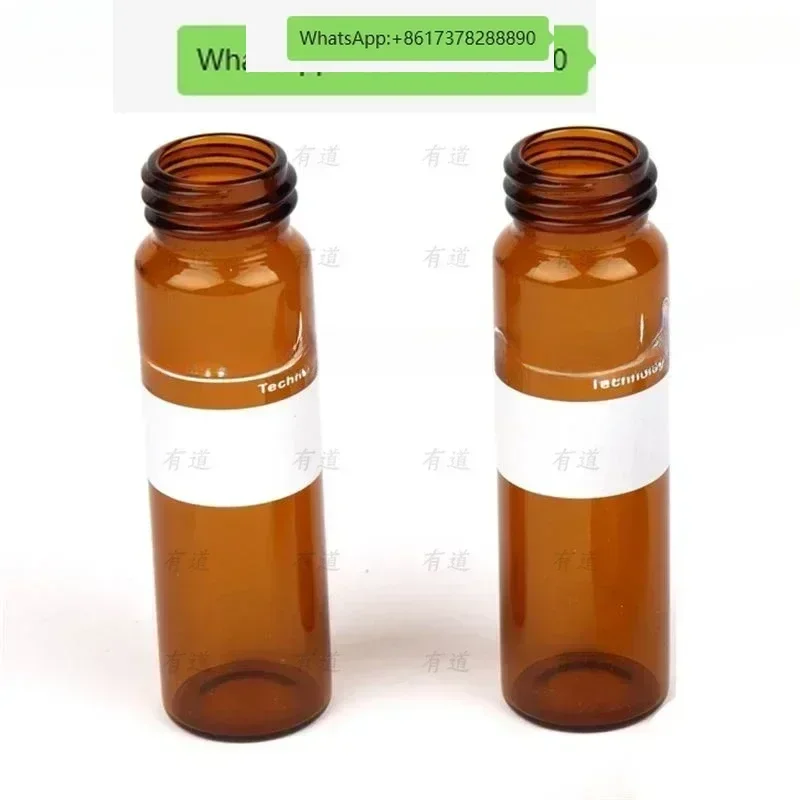 

3BF08019 Brown Glass 40ml Threaded Sample Bottle 24 * 27.5 * 95mmPTFE Spacer