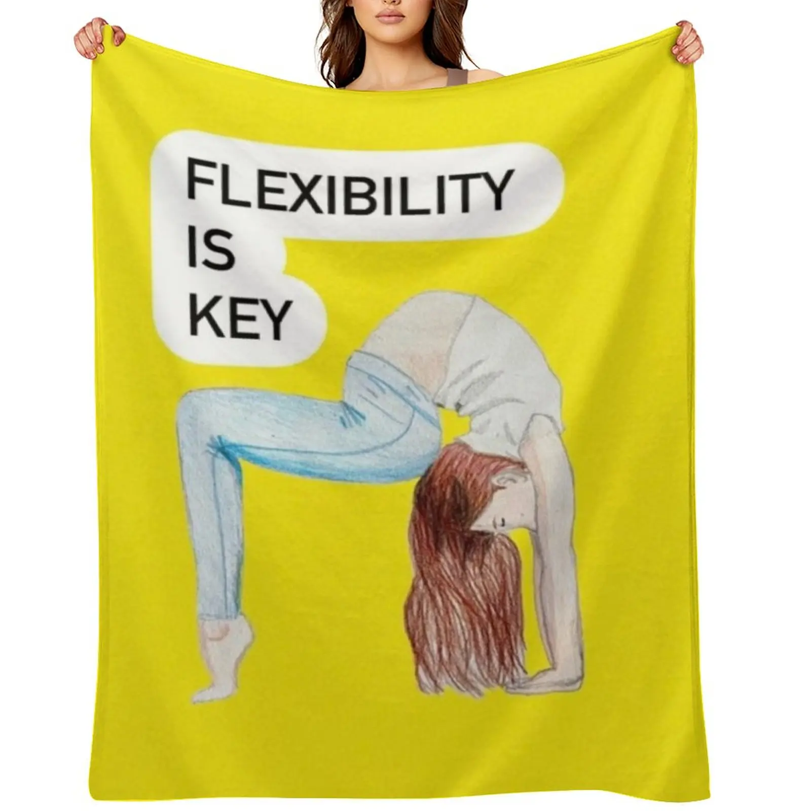 Anna Mcnulty Contortion Backbend - Lovelies Arts and Designs Throw Blanket Luxury Brand Hairy Luxury Designer anime Blankets