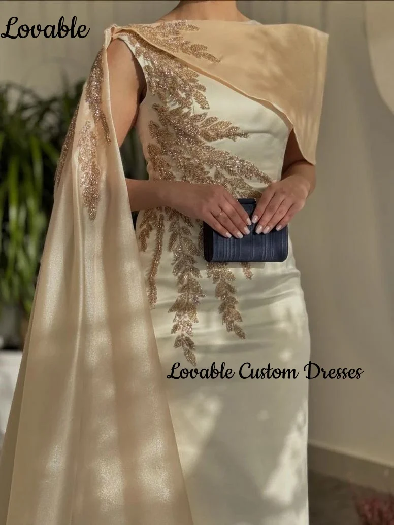 ชุดราตรีหรูหรา 2025 คอลัมน์ที่กําหนดเองอย่างเป็นทางการชุดยาว Scoop คอชุดแต่งงานซิปชุด