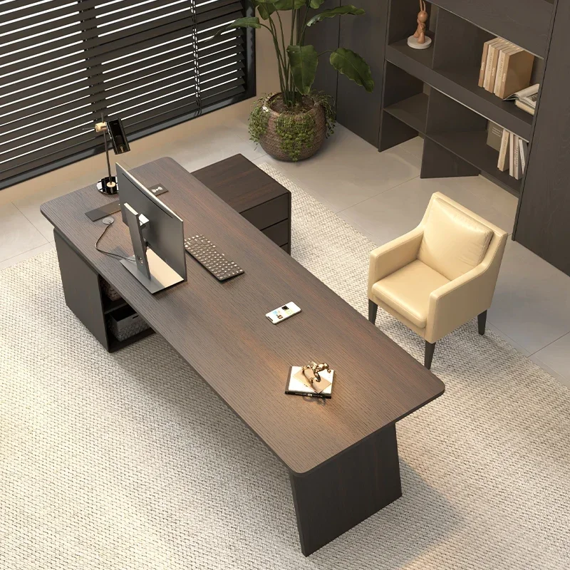 

Premium Corner Desk Adult Home Study Solid Wood Computer Boss Office