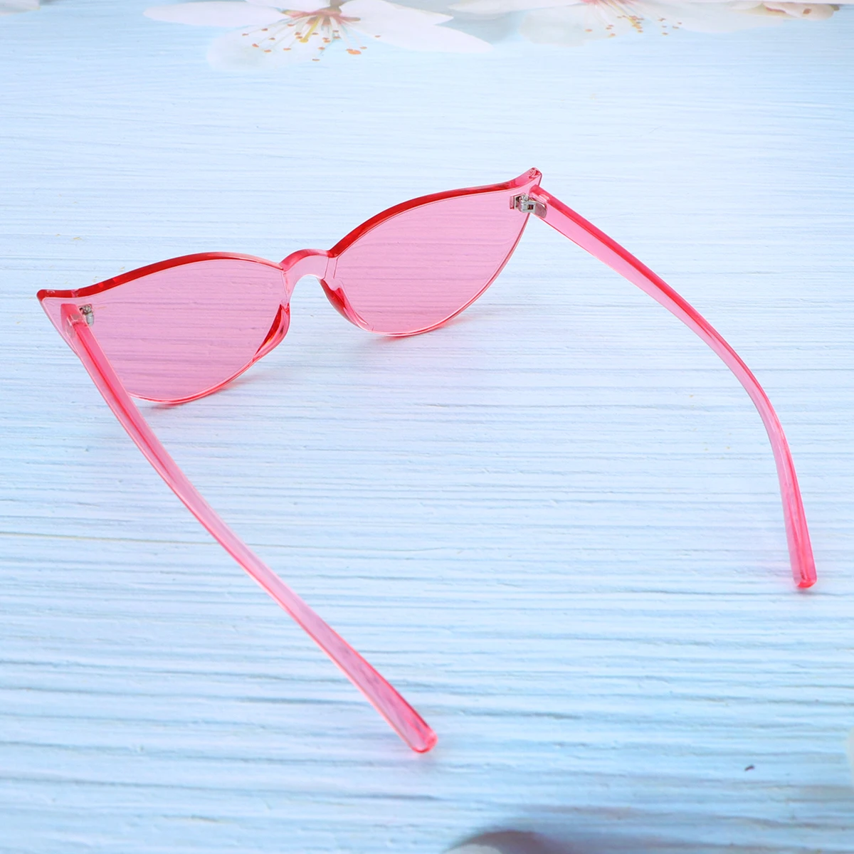 

Sunglasses Cat-eye Beach for Women European and American Novelty Party Aesthetic Pink