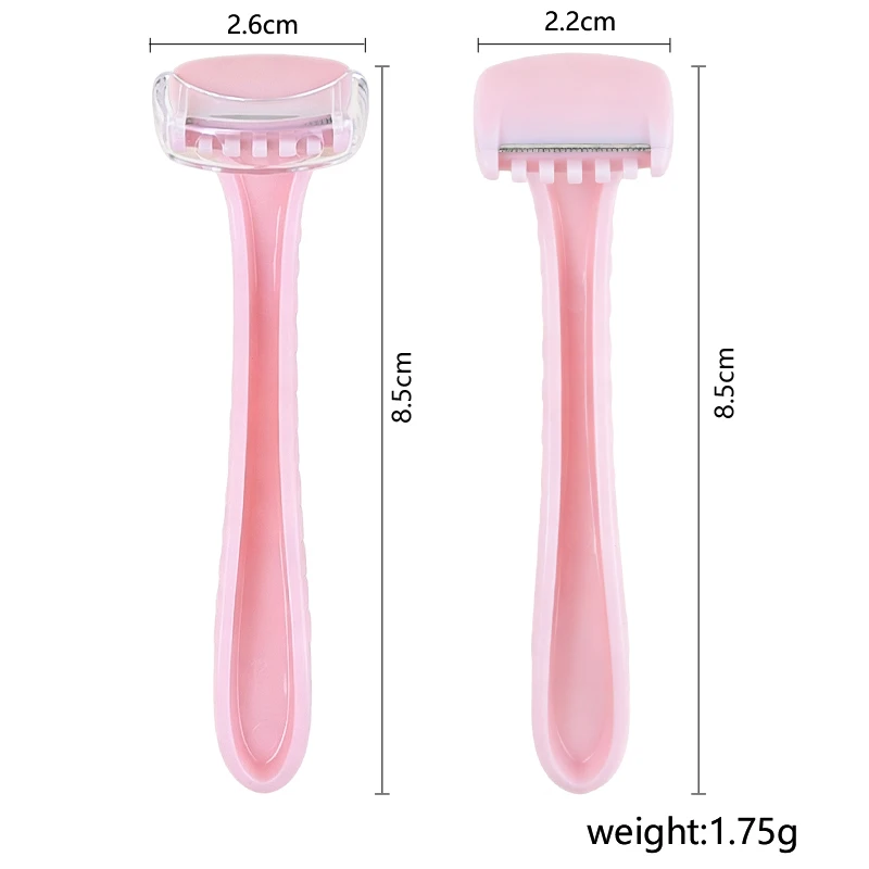 10/20pcs Women Manual Body Hair Razor Portable Safe Bikini Trimmer Smooth Shaver with Protective Teeth for Face Leg Armpit Home