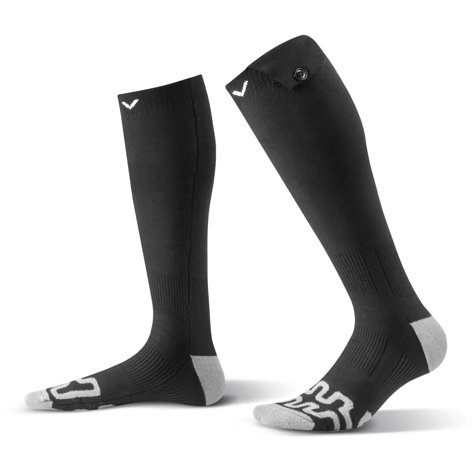 Calcetines calefactables cómodos con batería recargable de 5000mAh con 4 niveles de calefacción calcetín calefactable eléctrico para hombres y mujeres