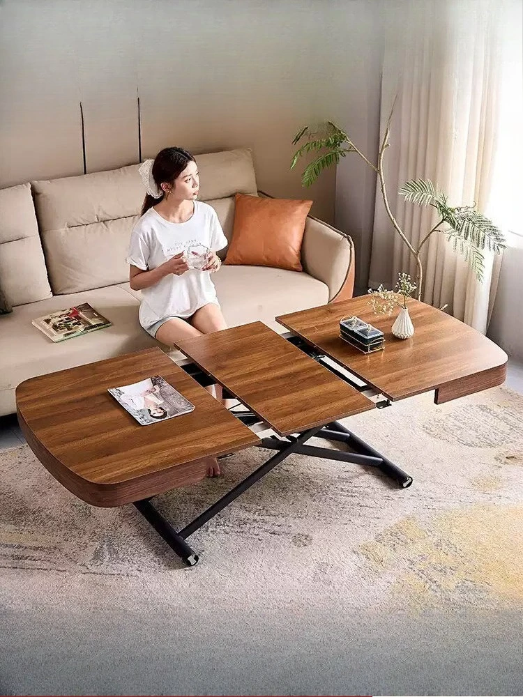 Any Size Custom Modern Minimalist Lift Top Coffee Table Extendable Height Adjustable Living Room Home Office Multi Functional Ro