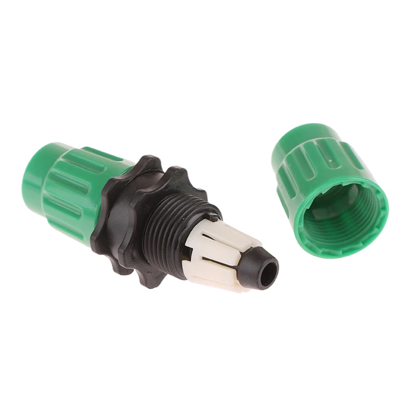 1Pc Expandable Garden Hose Repair Parts Dual-Channel Hose Female Male Connectors Pockets Hose For 3/4In 5/8In Garden Hose