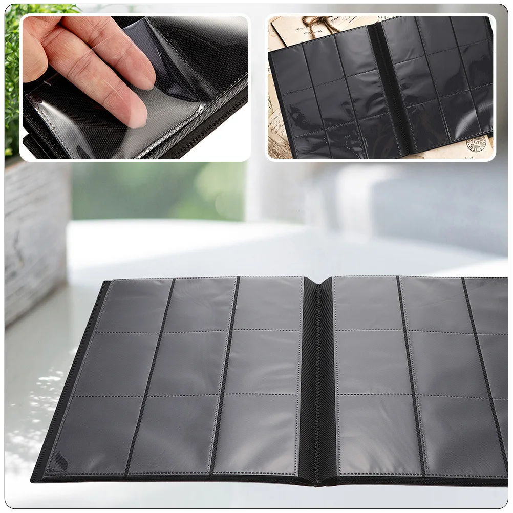 120페이지 카드 보관 바인더 홀더, 트레이딩 스포츠 게임 카드 수집 앨범 보호 슬리브 정리 케이스