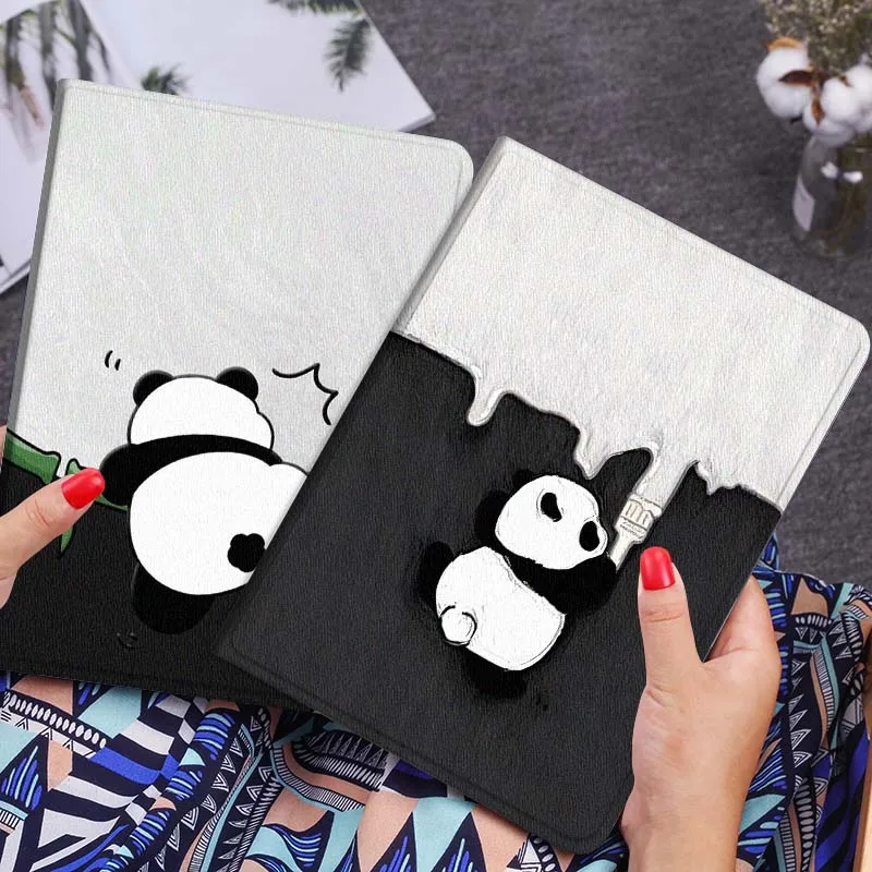 

Cartoon Cute Panda Art Gift For Xiaomi Redmi Mi Poco Pad 2 5 6s 7 7s Ultra Pro Max 14 12.4 12.1 inch Soft Tablet Case