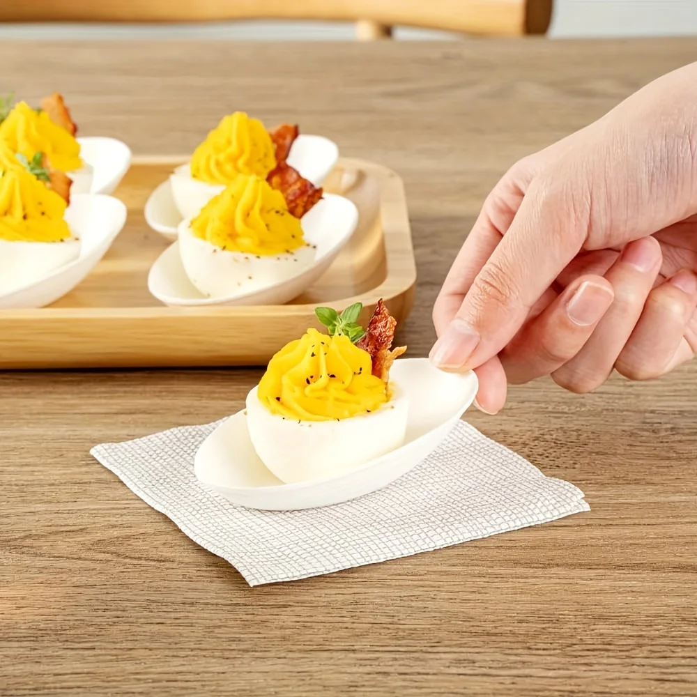 50/100 Pcs Pulp Safe 3 Inch Tasting Dishes Disposable Dishes - Home Compostable Microwavable And Freezable White Bagasse Food