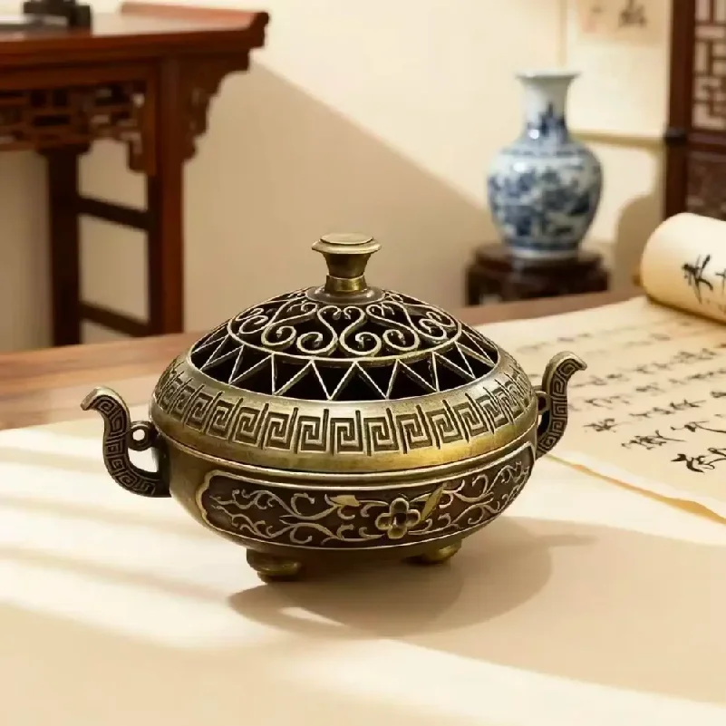 Copper incense burner, Chinese - đánh giá và giá Home Fragrance Vanilla Cashmere